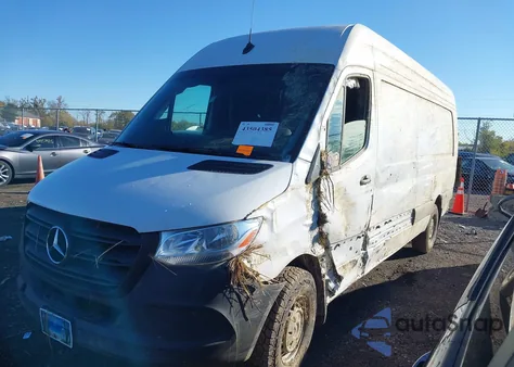 2024 Mercedes-Benz Sprinter 2500 High Roof 4-Cyl Diesel из США, поврежденный, VIN W1Y4KDHY3RT179431
